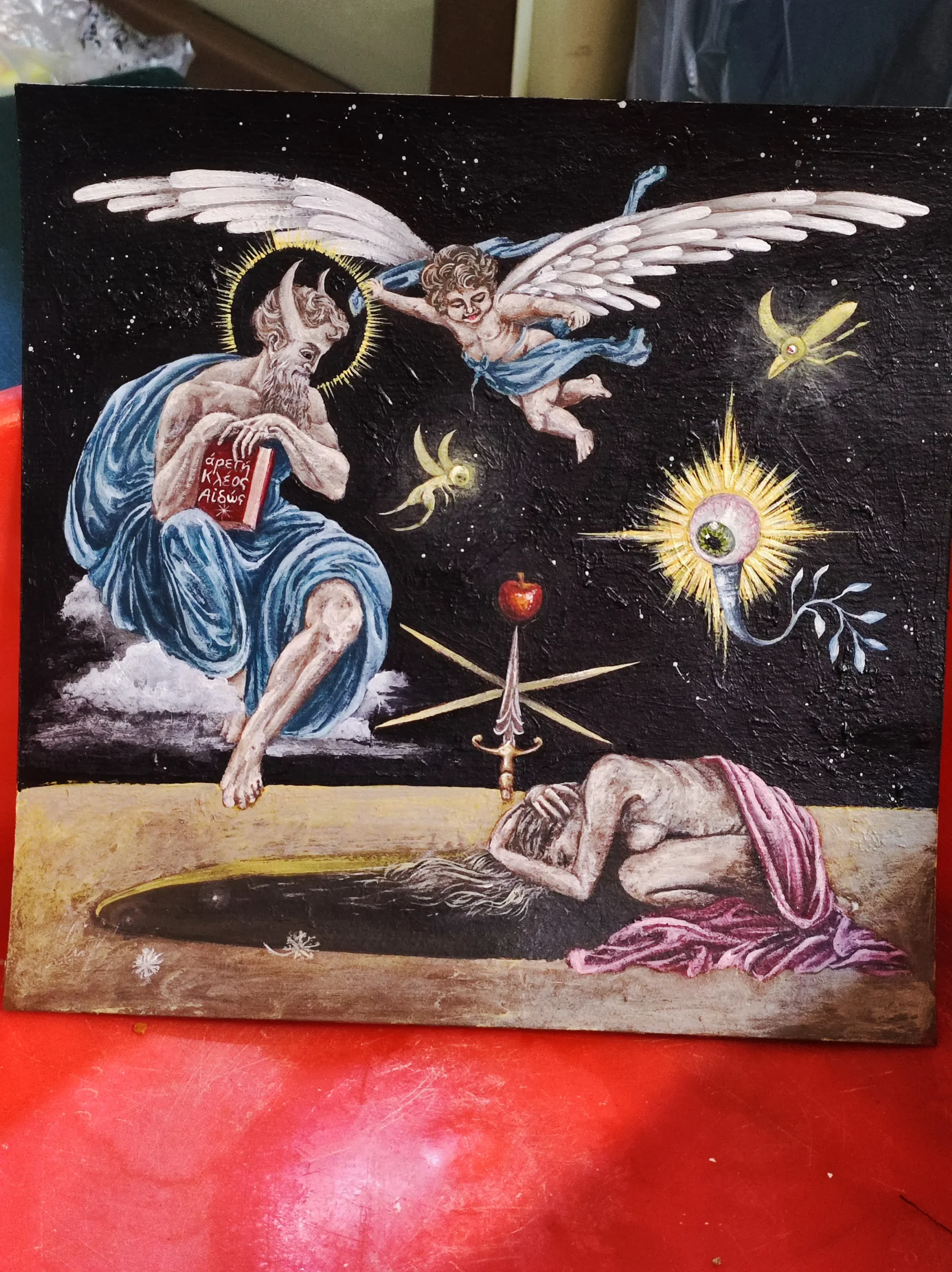 Agony of Lucifer — complete artwork