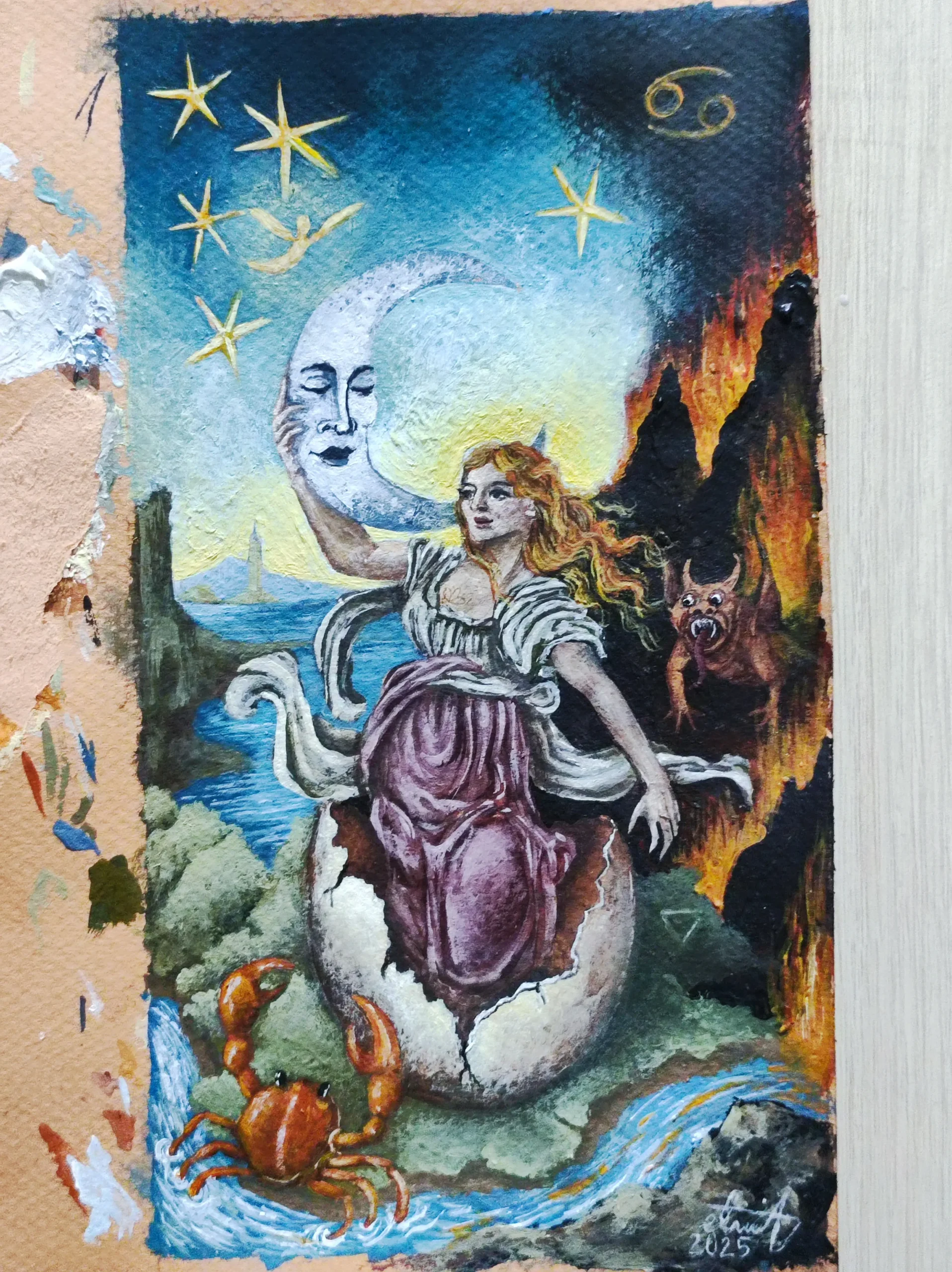 The First Adam and Eve Met — complete artwork