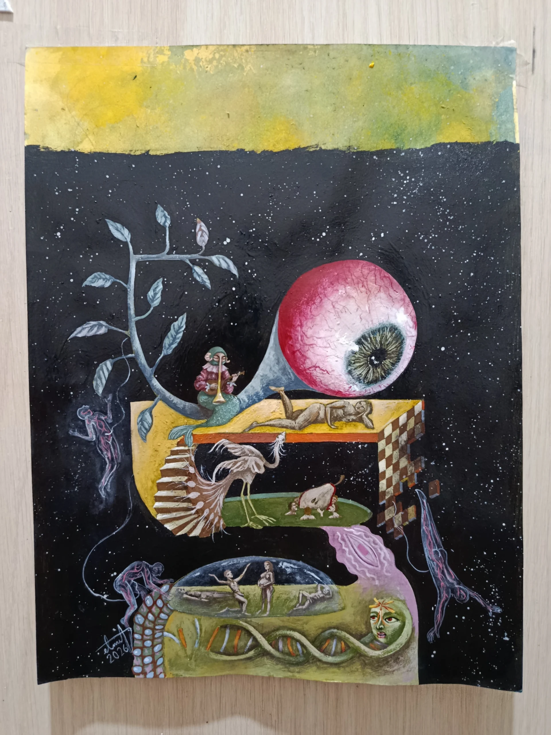 God Was There the Night I Cried — complete artwork