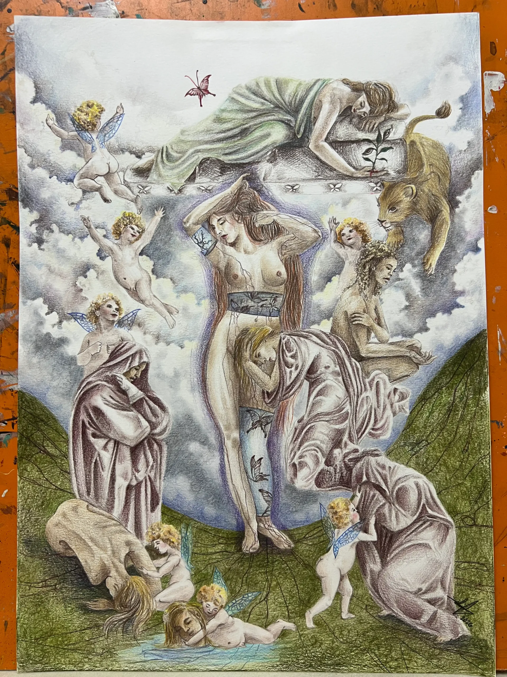 Maybe Lucifer Was in Love with Eve — complete artwork